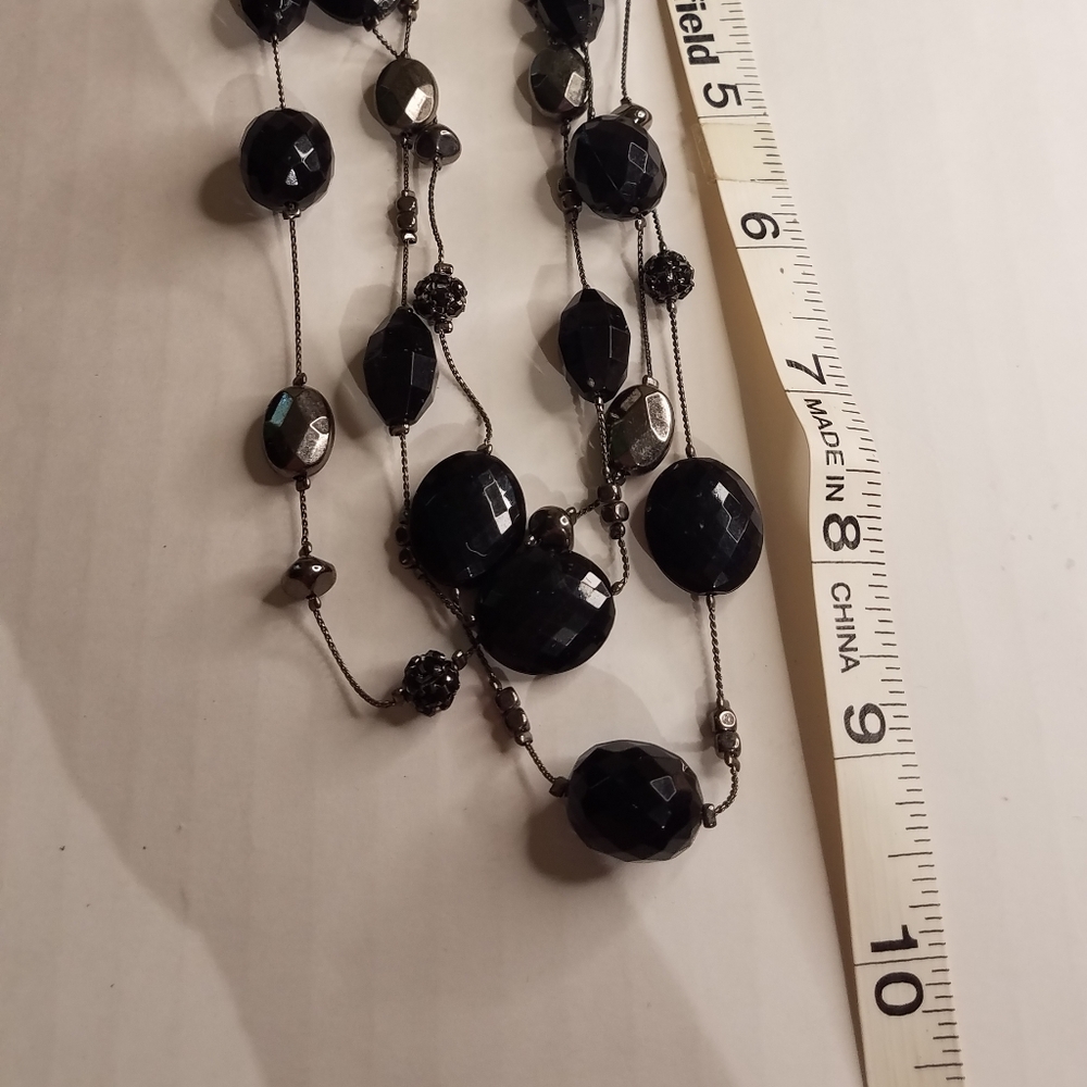 New York multi strand necklace j189 - Picture 4 of 6